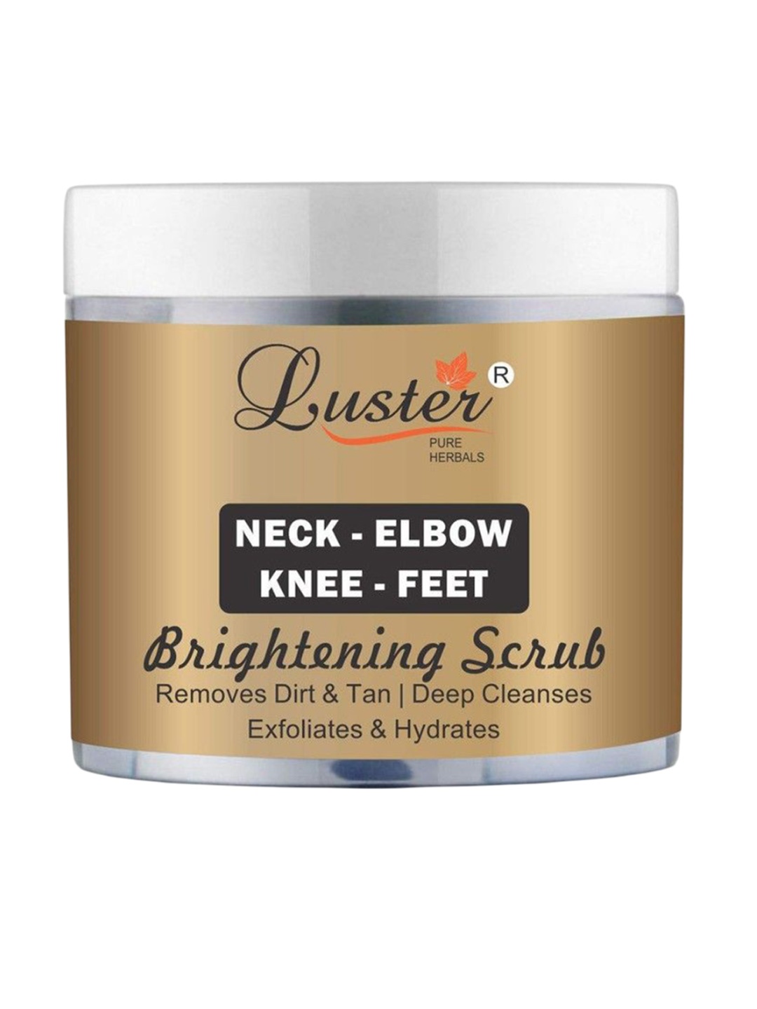 

Luster Cosmetics Unisex Brightening Tan Removal Body Scrub - 100 g, Yellow