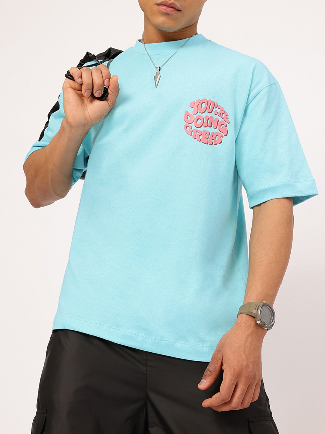 

Kook N Keech Street Legends Pure Cotton Printed Oversized T-shirt, Blue