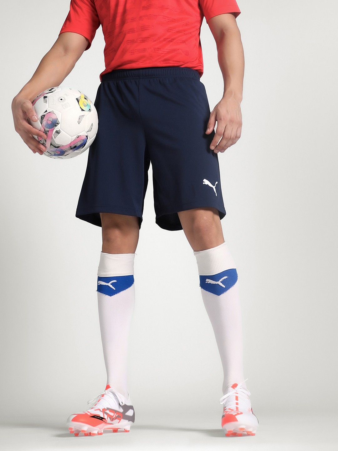 

Puma TeamRISE Men Football Shorts, Blue