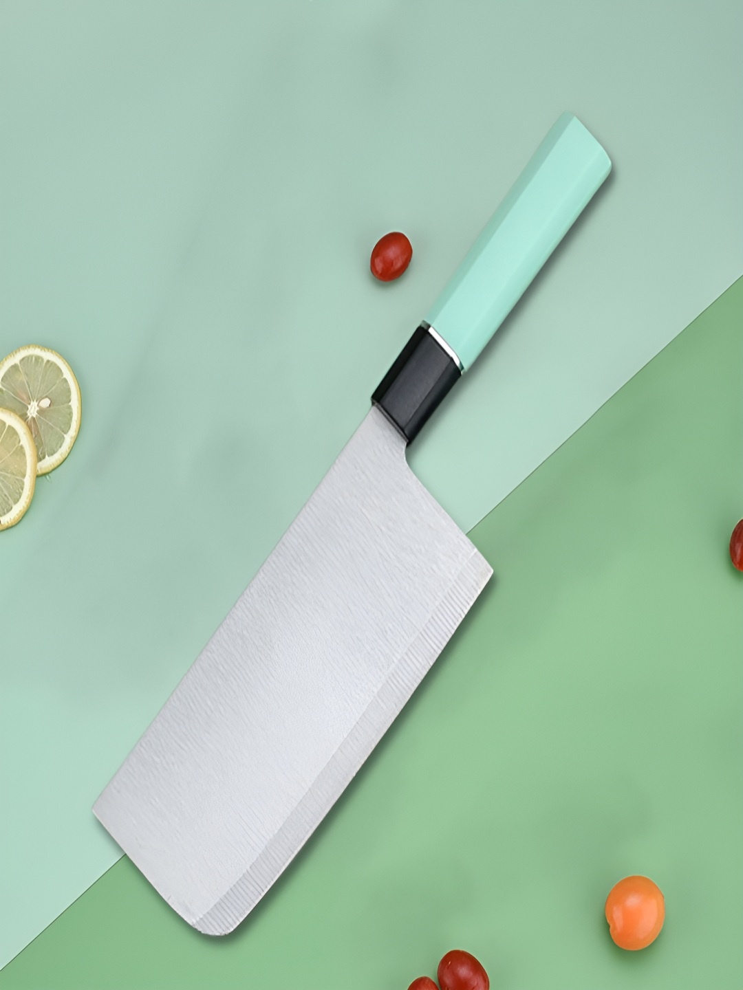 

MACHADO Silver-Toned and Green High Carbon Stainless Steel Knife