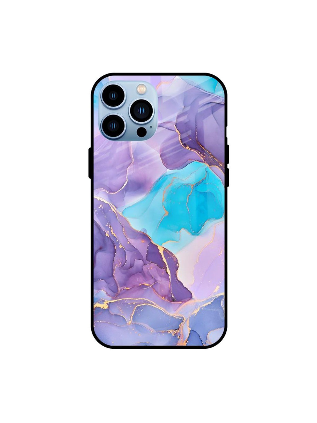 

QRIOH Quirky Printed iPhone 13 Pro Max Back Case Mobile Accessories, Purple