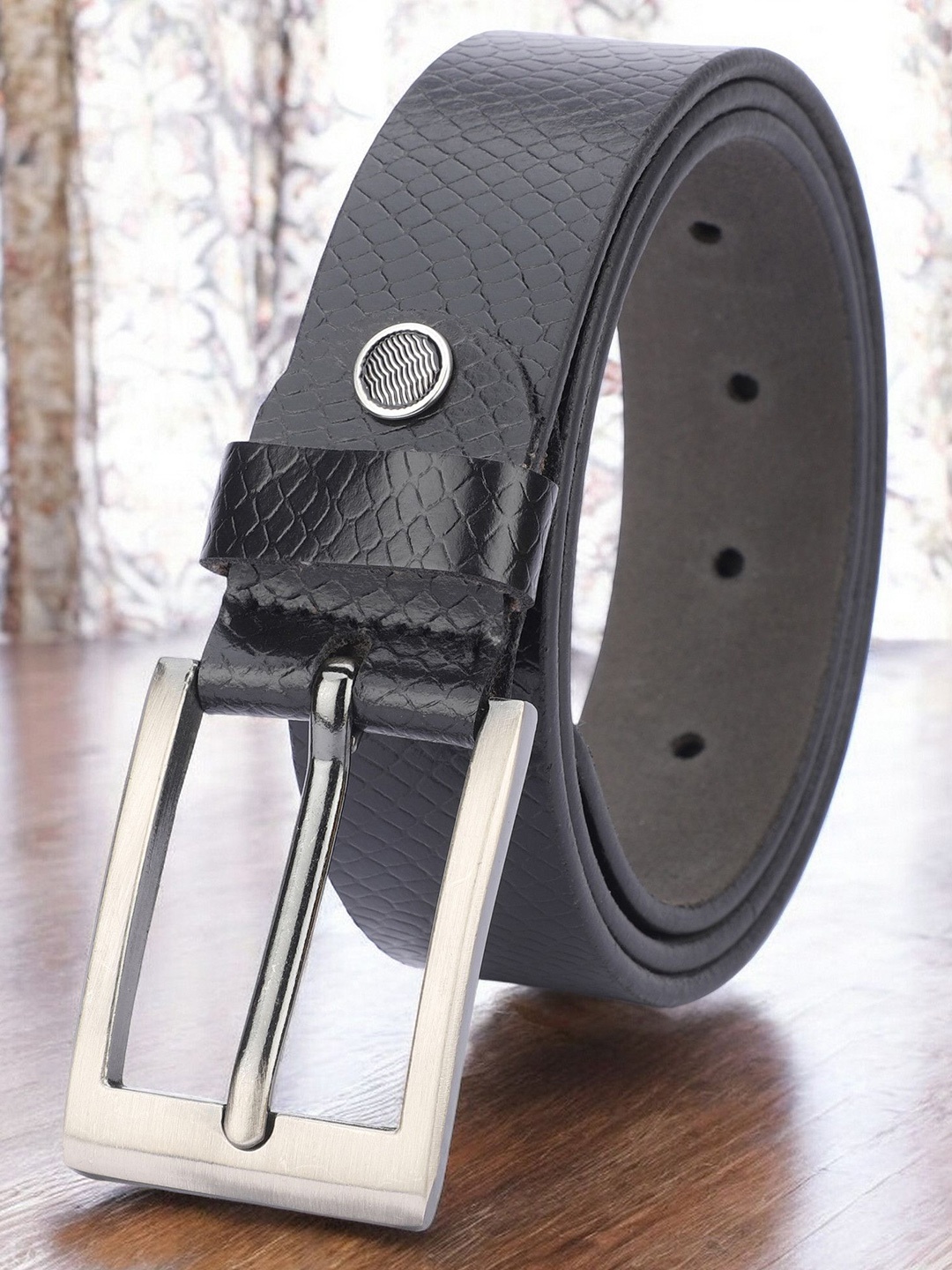 

The Roadster Lifestyle Co Genuine Leather Formal Belt, Black