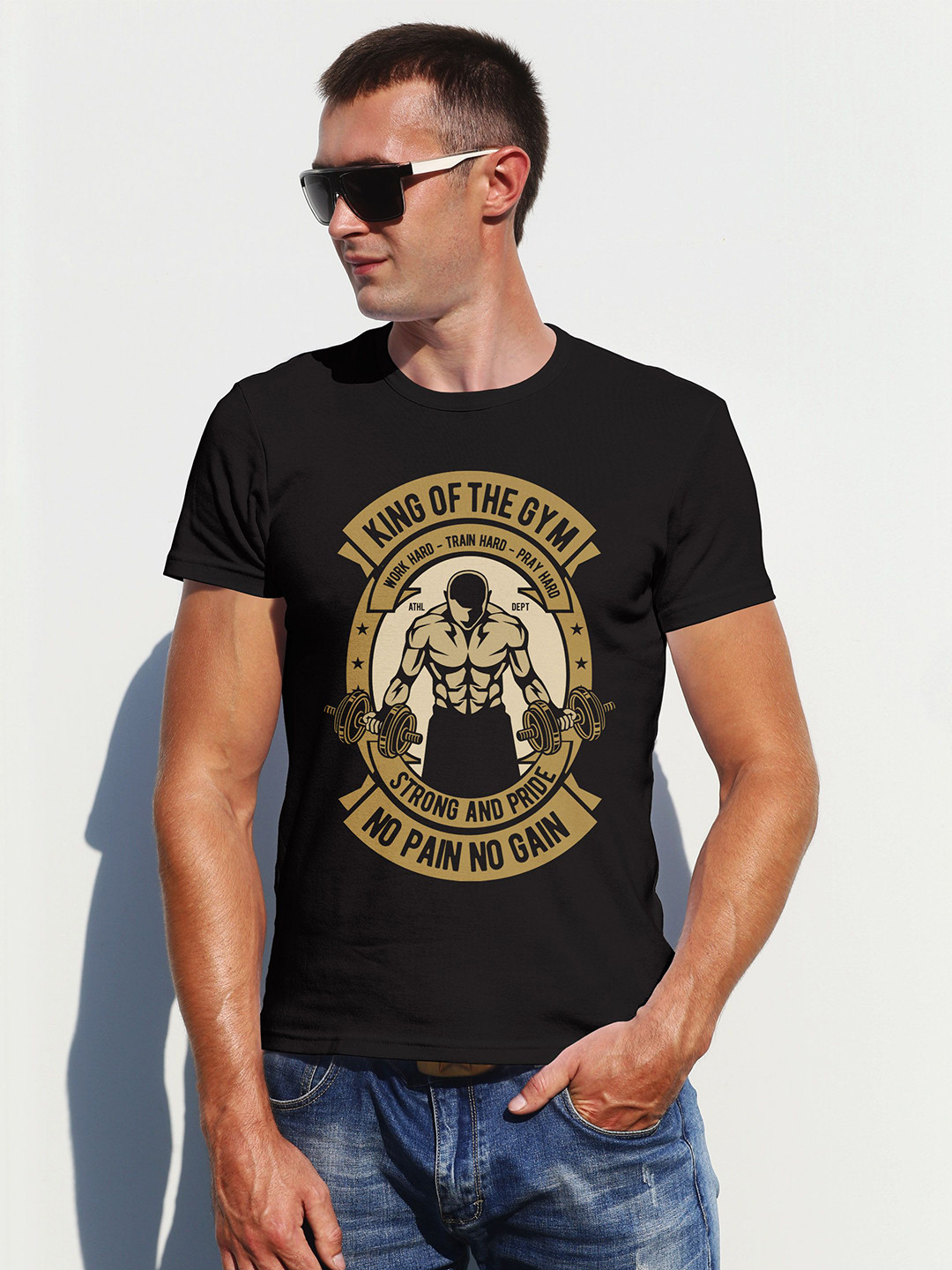 

Moda Rapido Men Printed T-shirt, Black
