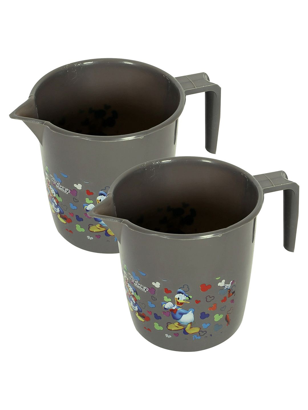 

Kuber Industries Grey & Blue 2 piece Floral Plastic Bath Accessories Set