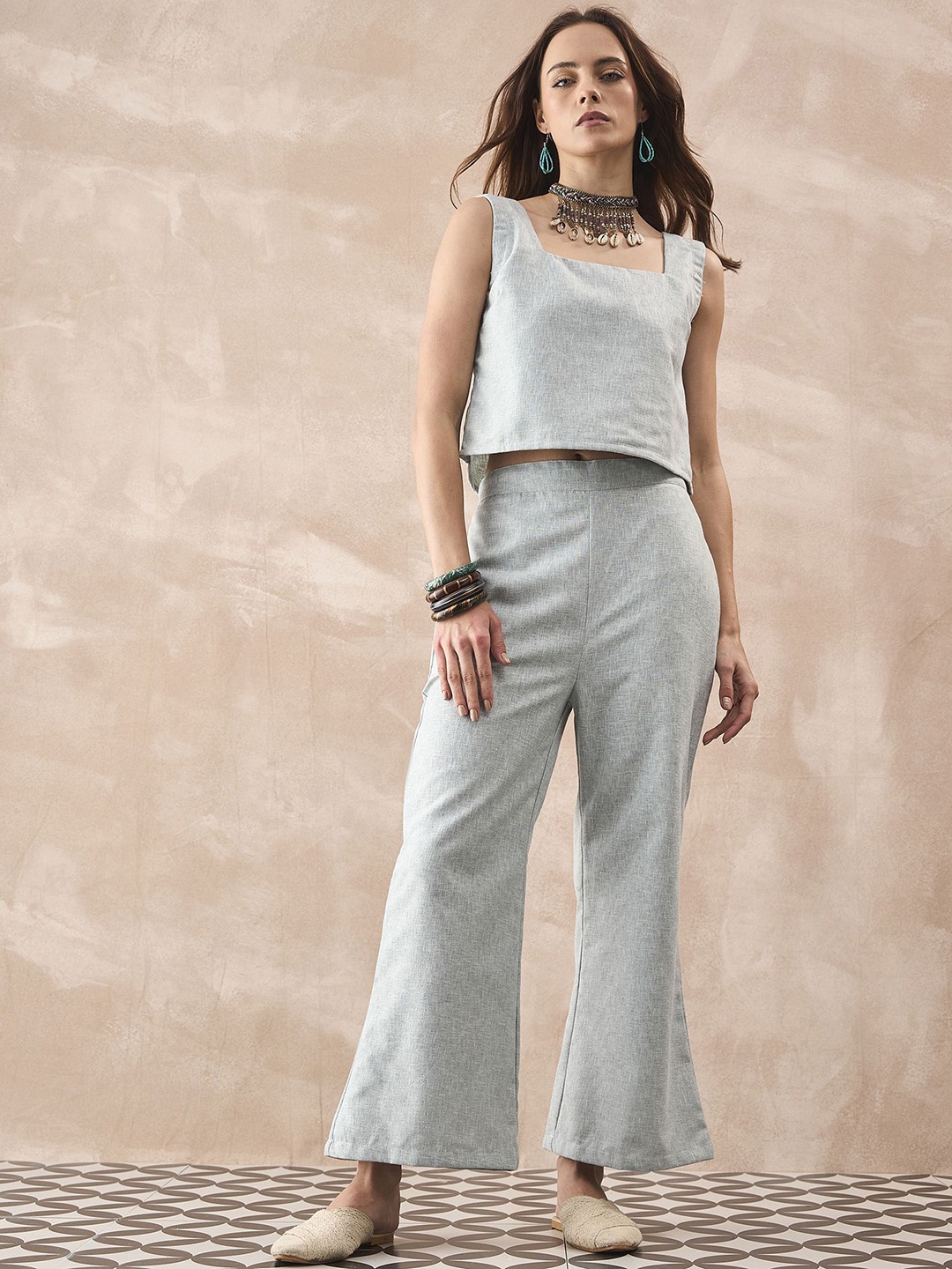

InWeave Top With Trousers Co-Ords, Green