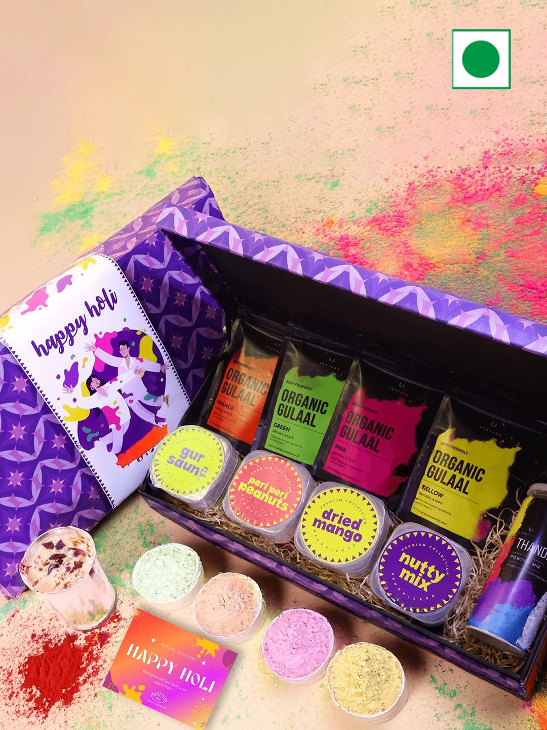

Healthy Festive Fun Holi Gift-905gm, Purple
