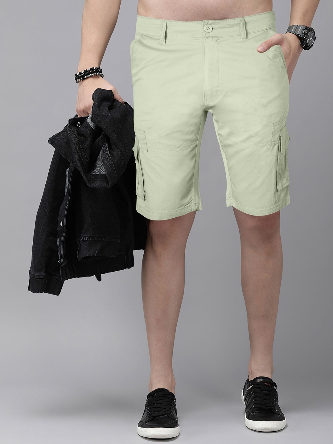 

Jb Just BLACK Men Shorts, Green