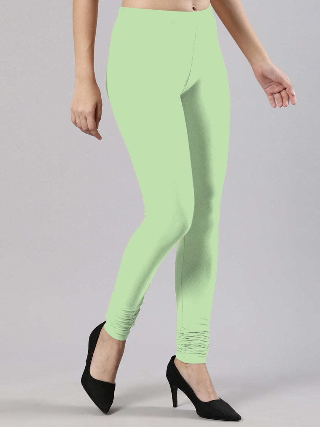 

Femmora Churidar Length Leggings, Green