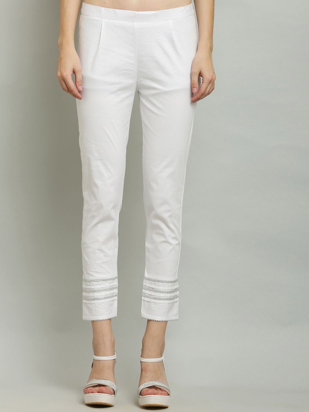 

Sellingsea Women Trousers, White