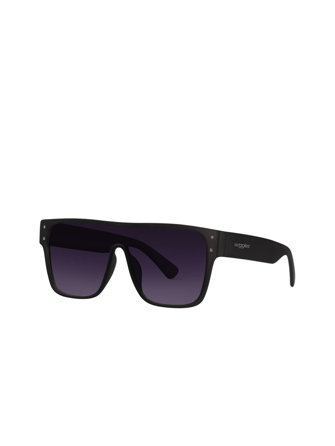 

Woggles Unisex Square Sunglasses with UV Protected Lens, Purple