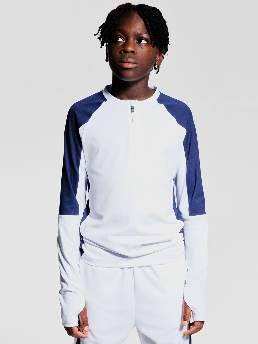

H&M Mid Layer Football Top With Dry Move, Blue