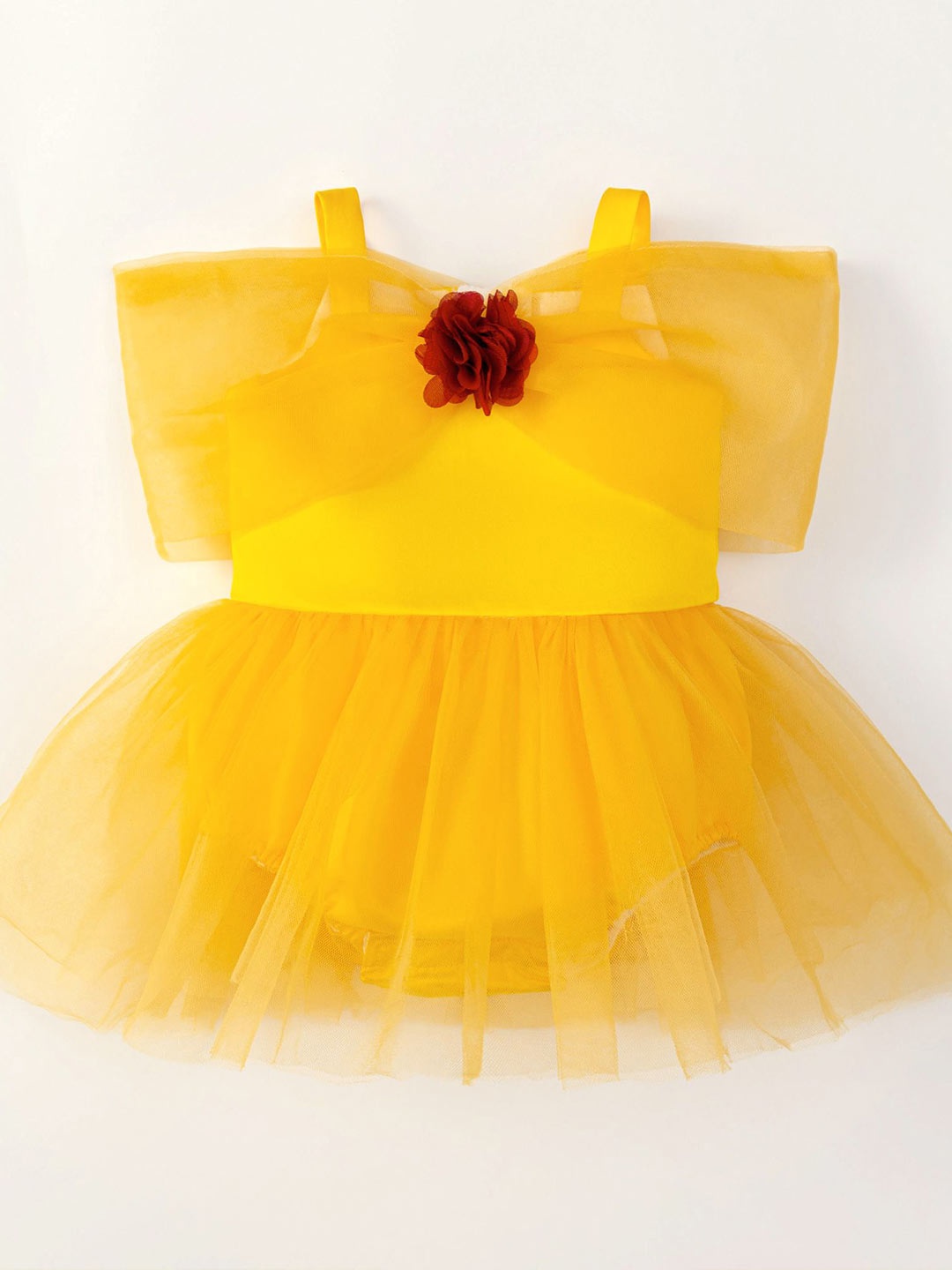 

StyleCast x Revolte Net A-Line Mini Dress, Yellow