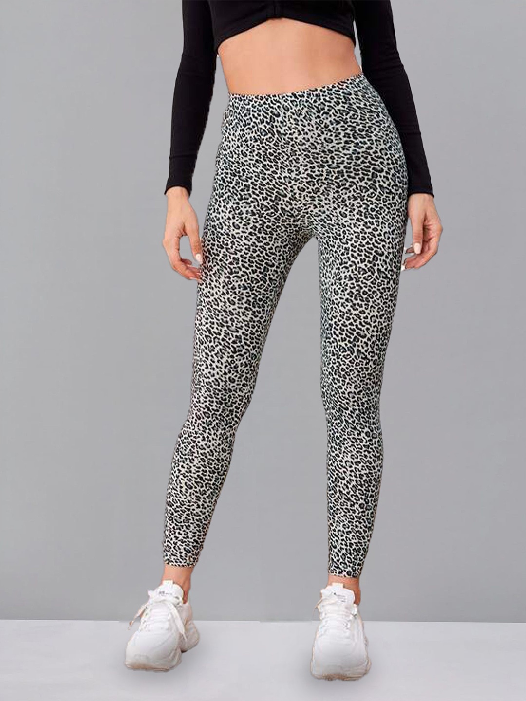

DTR FASHION Women Printed Jeggings, Black