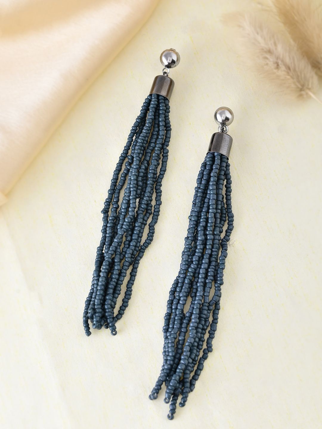 

RICHEERA Contemporary Drop Earrings, Blue