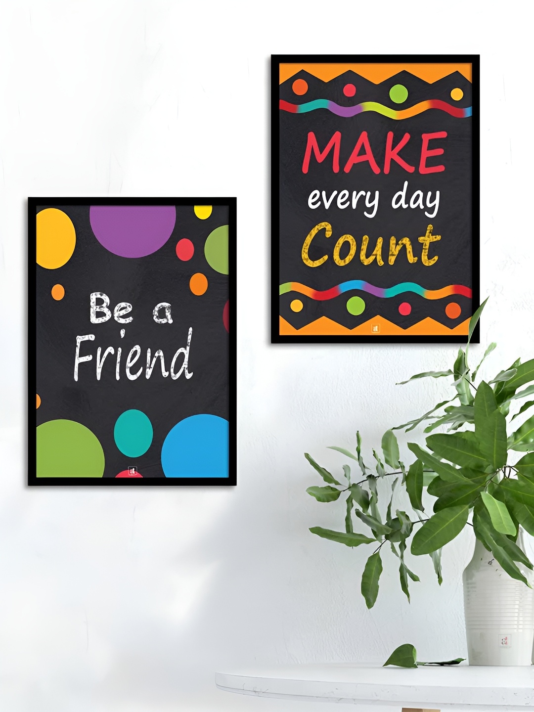 

Myntra Elegant Homes Black & Orange 2 Piece Synthetic Wood Other Wall Paintings