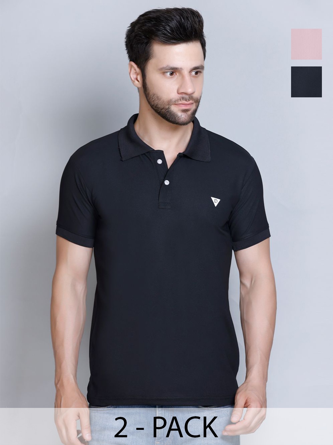 

Deefab Men 2 Pockets T-shirt, Black