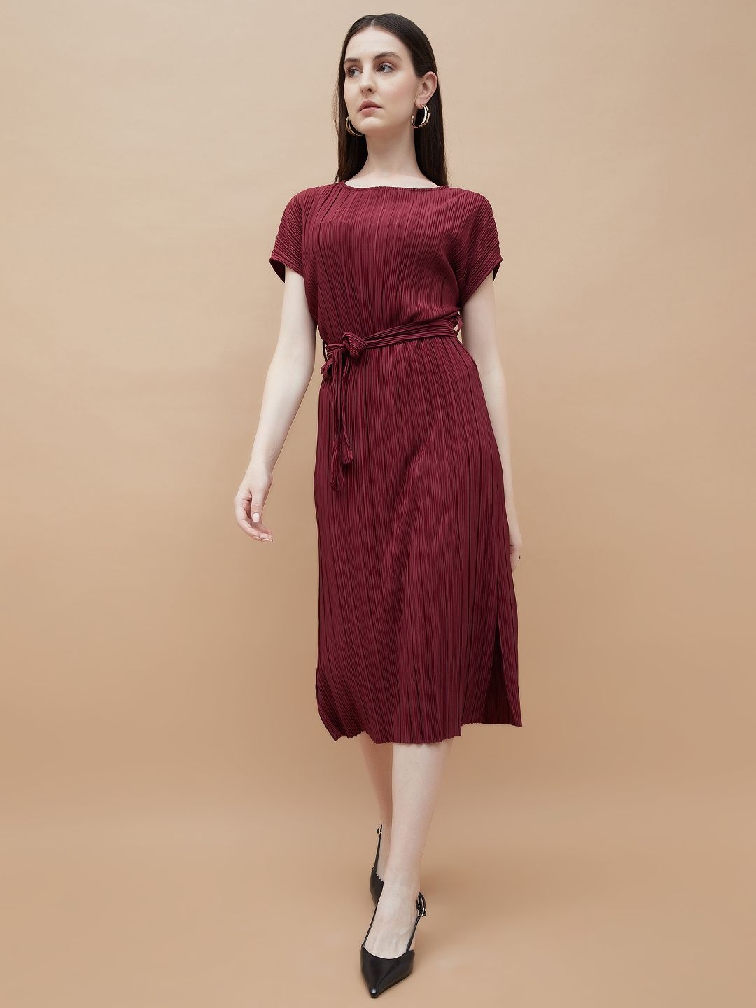 

CODE by Lifestyle A-Line Midi Dress, Red