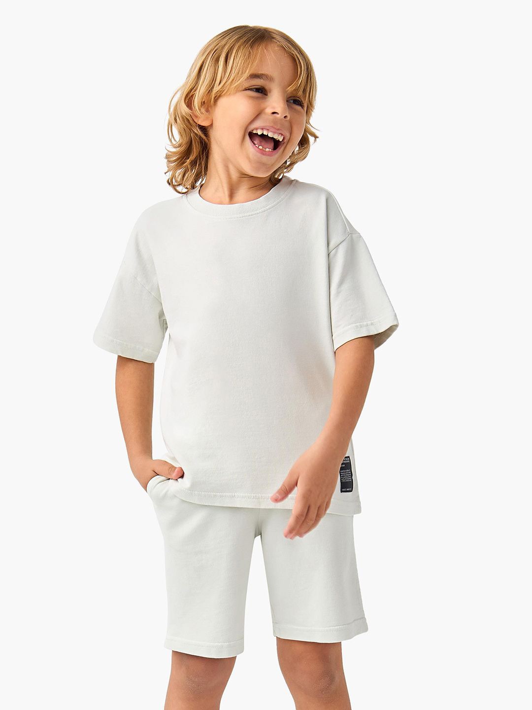 

Juniors by Babyshop Boys T-shirt With Shorts, Grey
