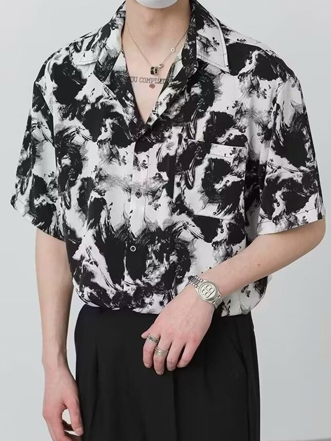 

StyleCast Men Opaque Printed Casual Shirt, Multi