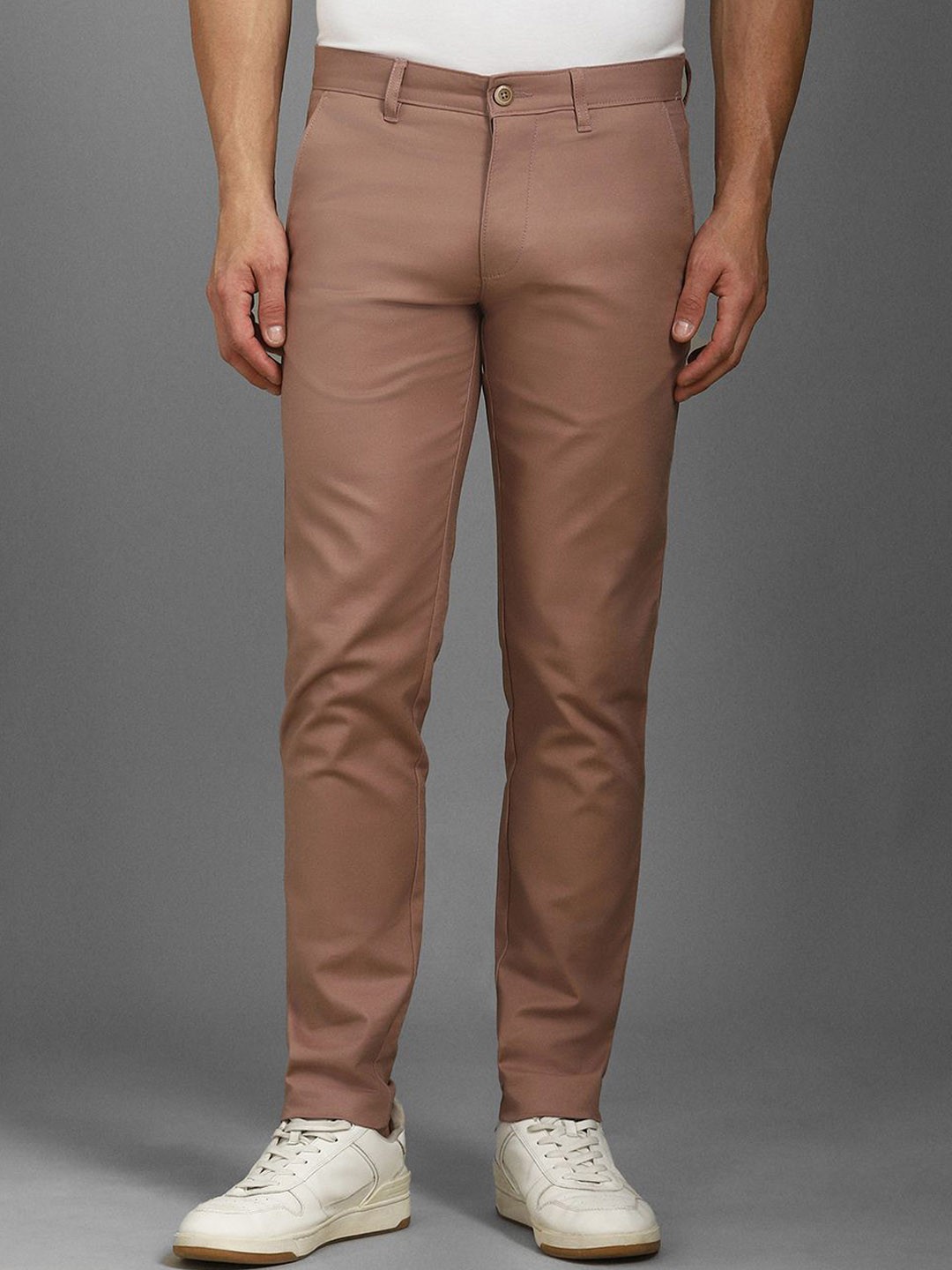 

Louis Philippe Sport Men Smart Trousers, Brown