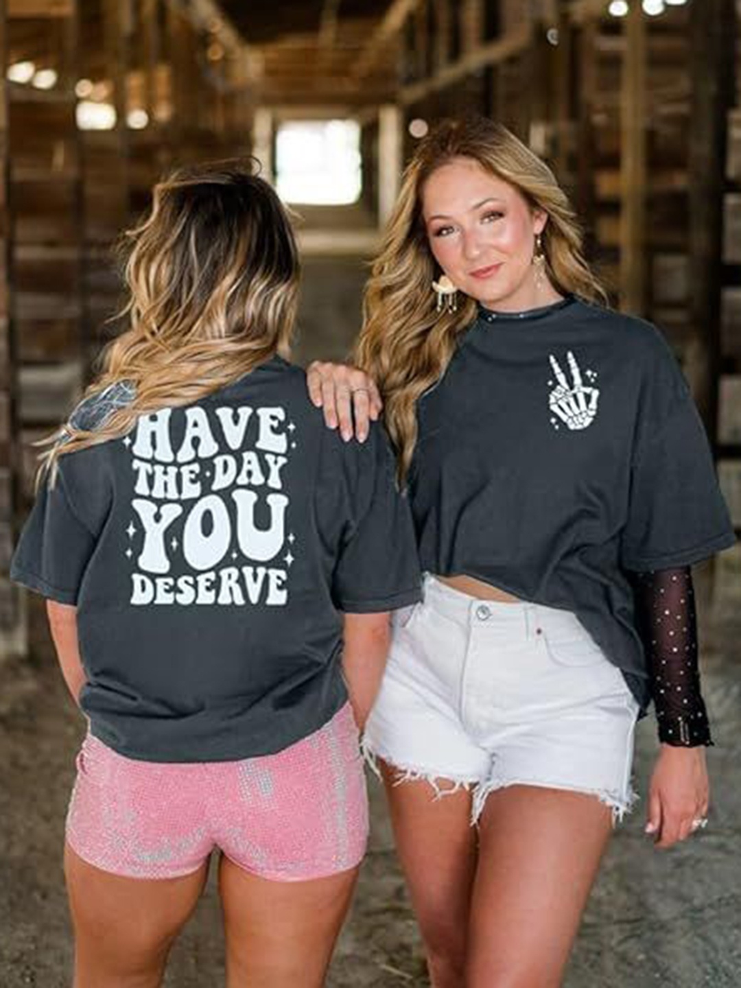 

SZN Typography Printed T-shirt, Black