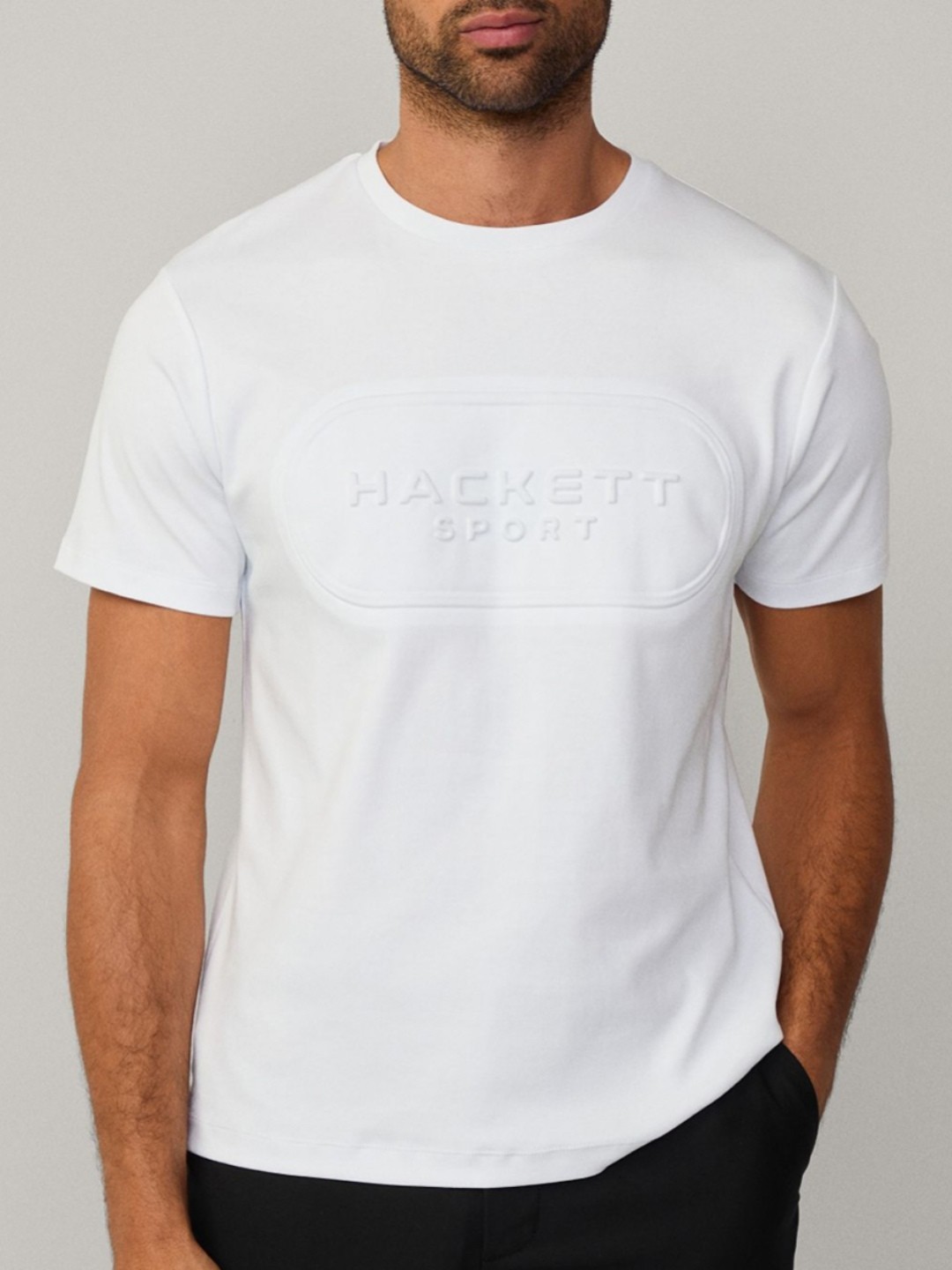 

HACKETT LONDON Men Typography T-shirt, White