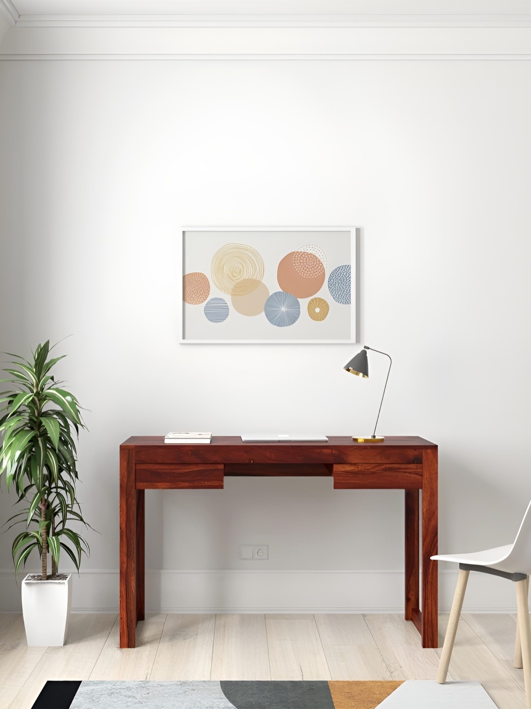 

Ikiriya Red Honey Finish Water Resistant Study Table