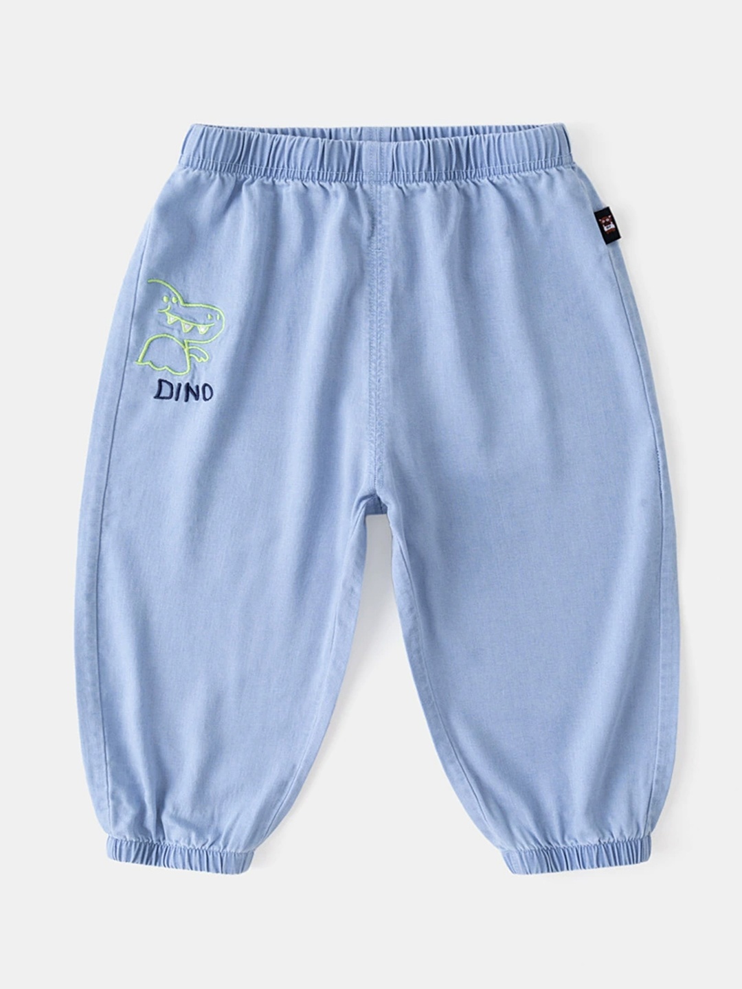 

LULU & SKY Girls Printed High-Rise Joggers Trousers, Blue