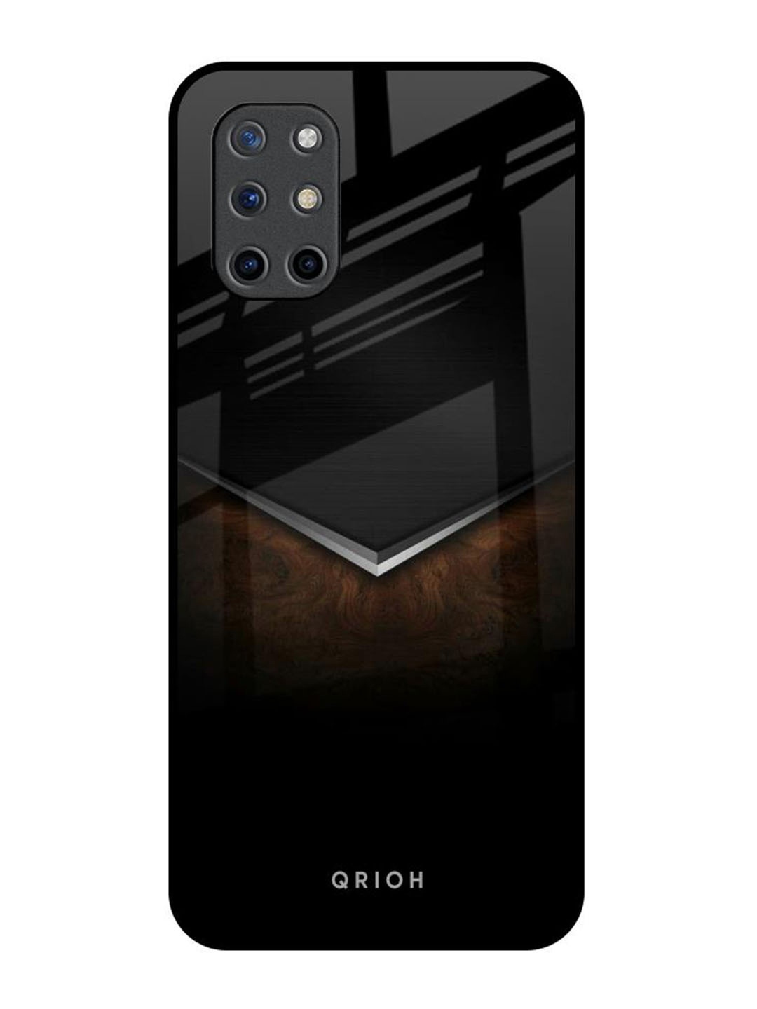 

QRIOH Quirky Printed OnePlus 8T Back Case Mobile Accessories, Black