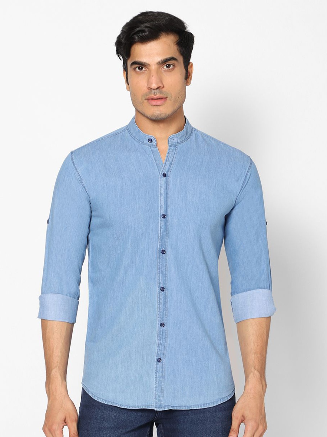 

TCI Men Classic Opaque Casual Shirt, Blue