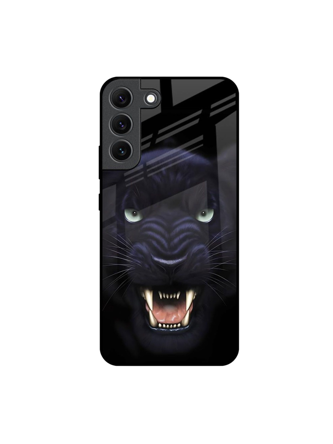 

QRIOH Quirky Printed Samsung Galaxy S22 Back Case Mobile Accessories, Black