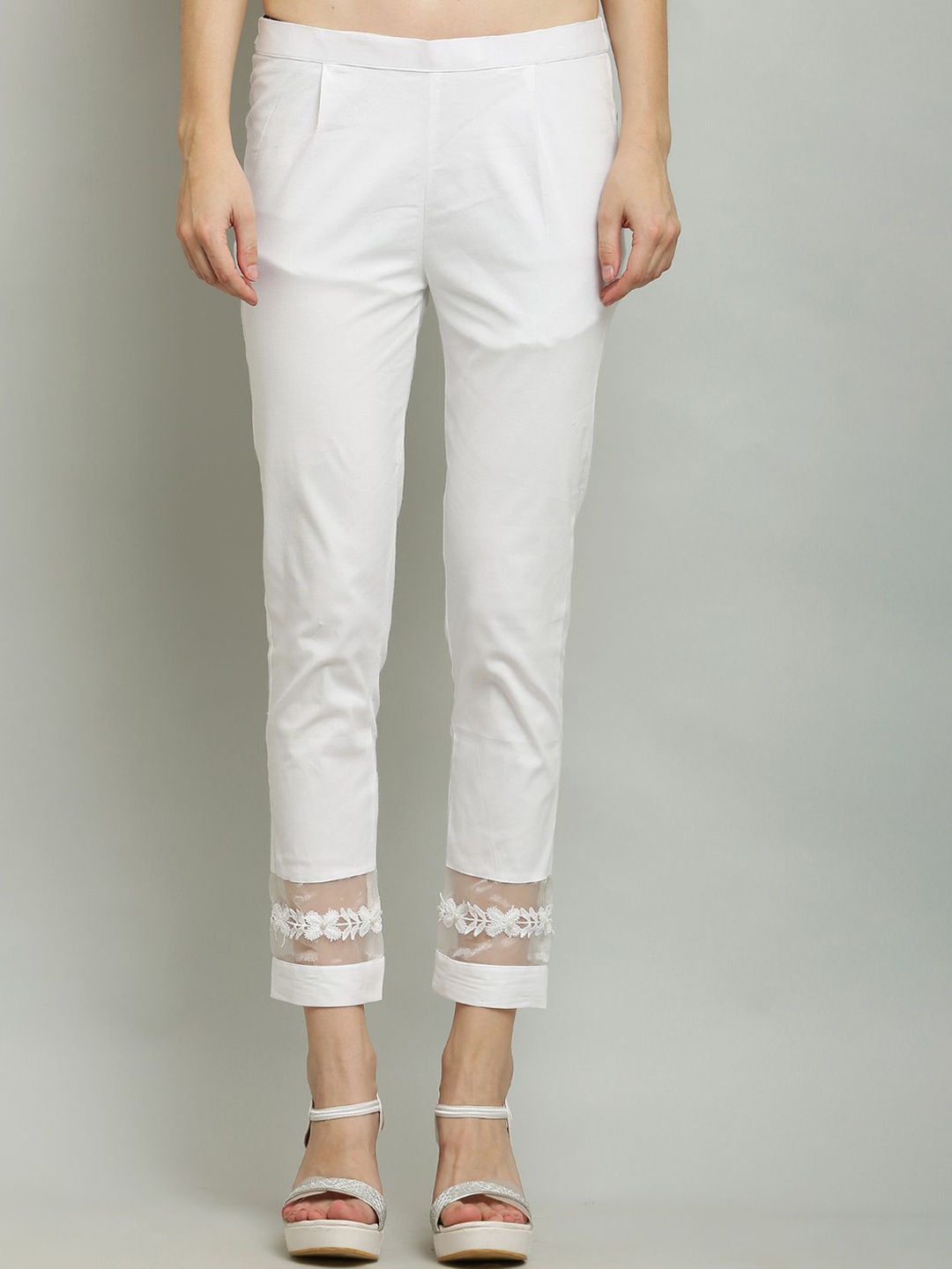

Sellingsea Women Trousers, White
