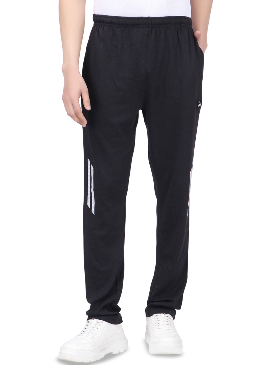 

ARMENOR Men Mid Rise Track Pant, Black
