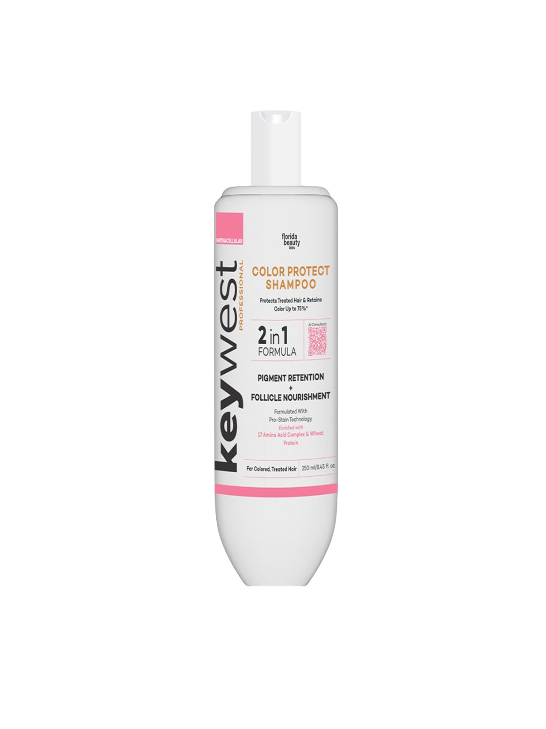 

Keywest Professional Color Protect Shampoo- 250 ml, White