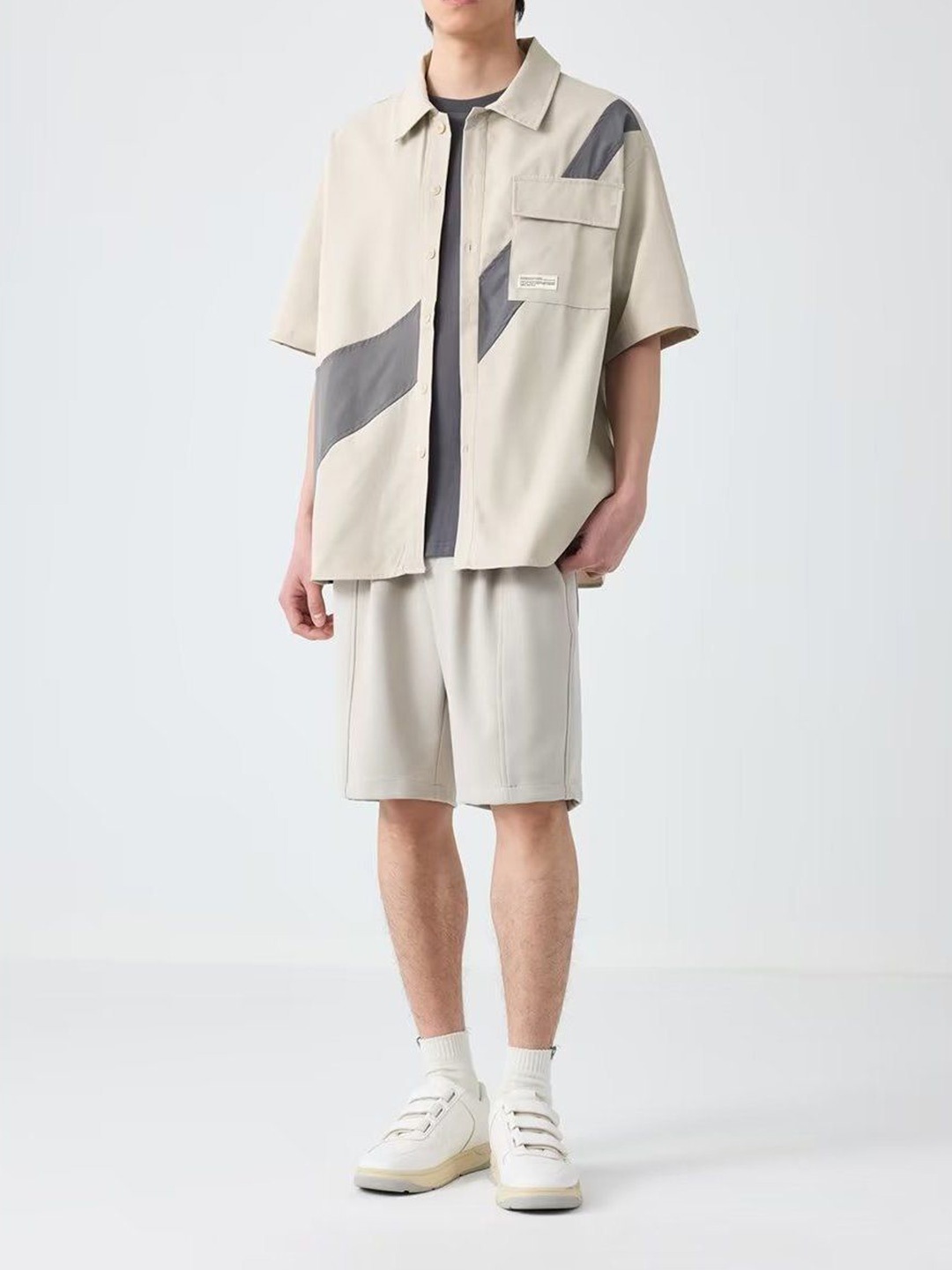 

StyleCast Men Opaque Casual Shirt, Off white