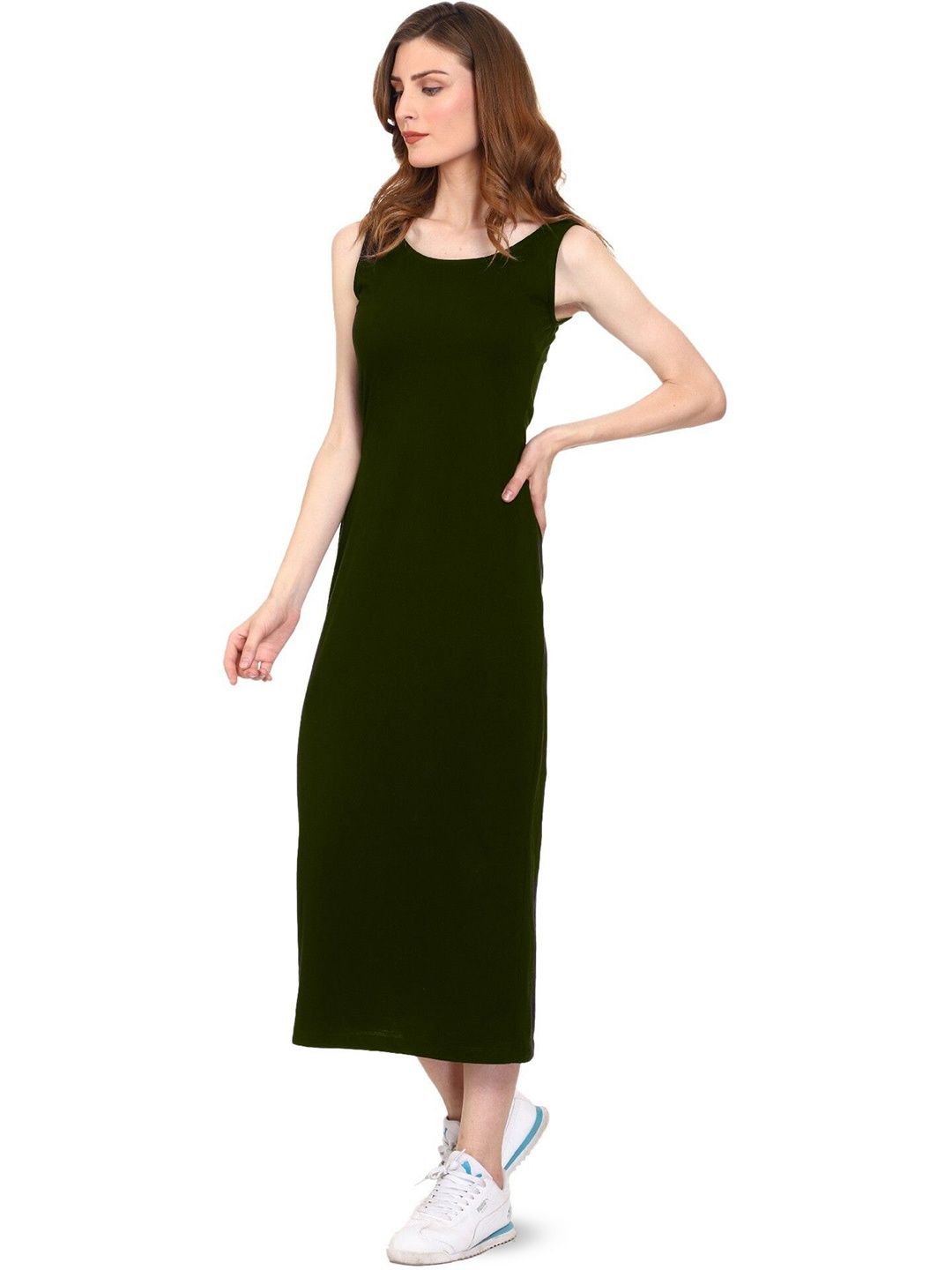 

ROARERS A-Line Midi Dress, Green