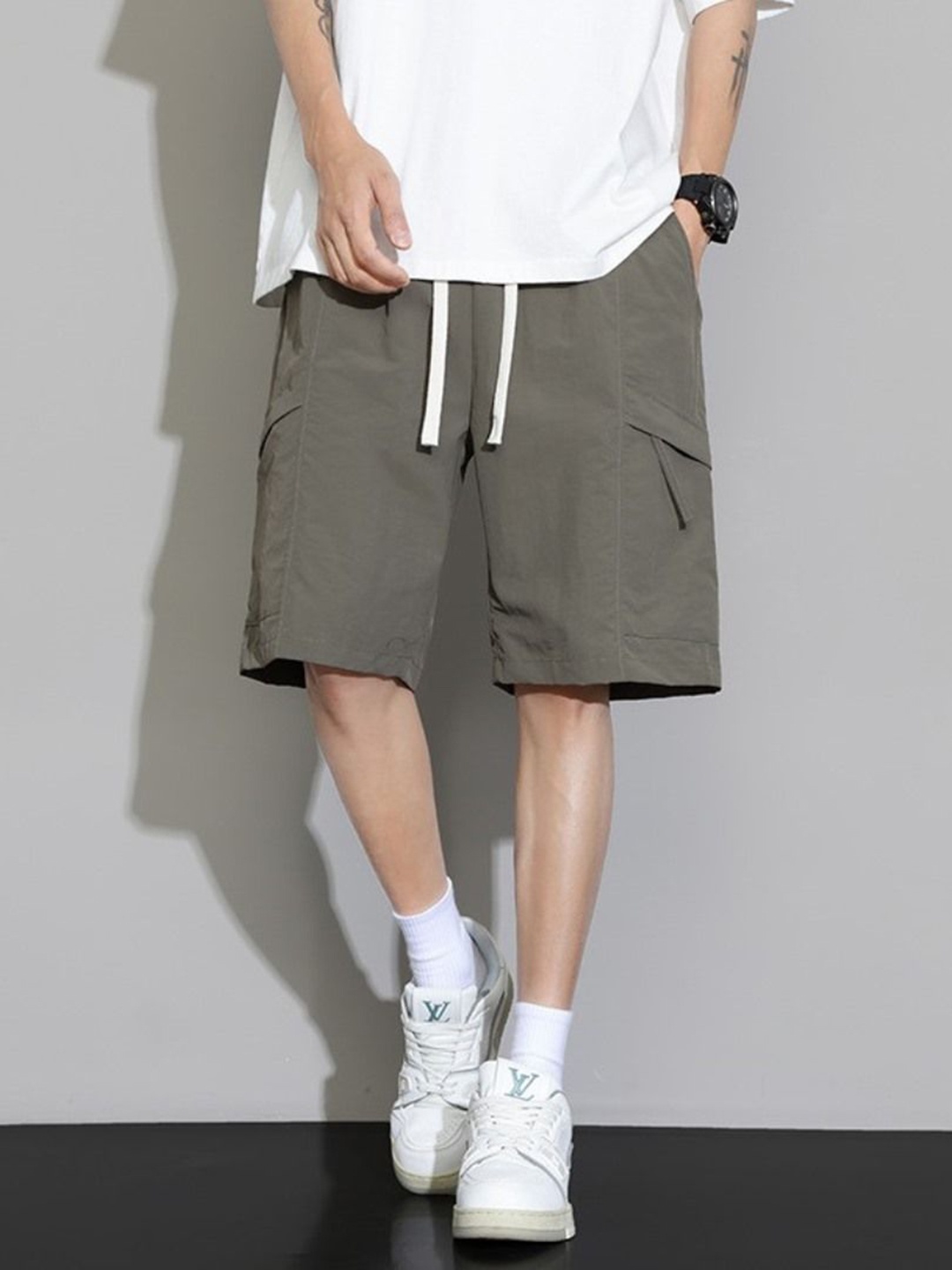 

StyleCast Men Cargo Shorts, Green