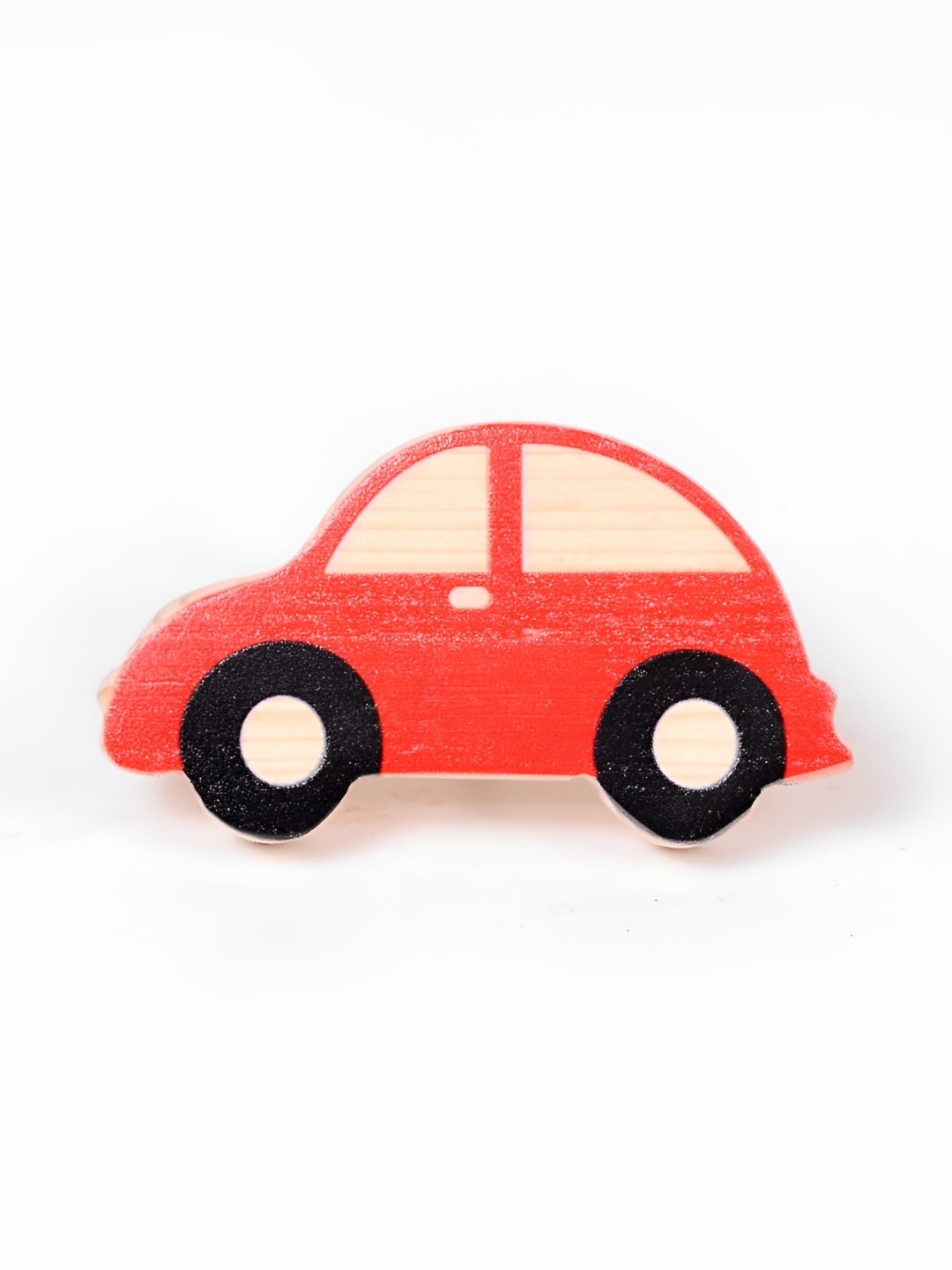 

Pinch of Pretty Red Wooden Car Knob