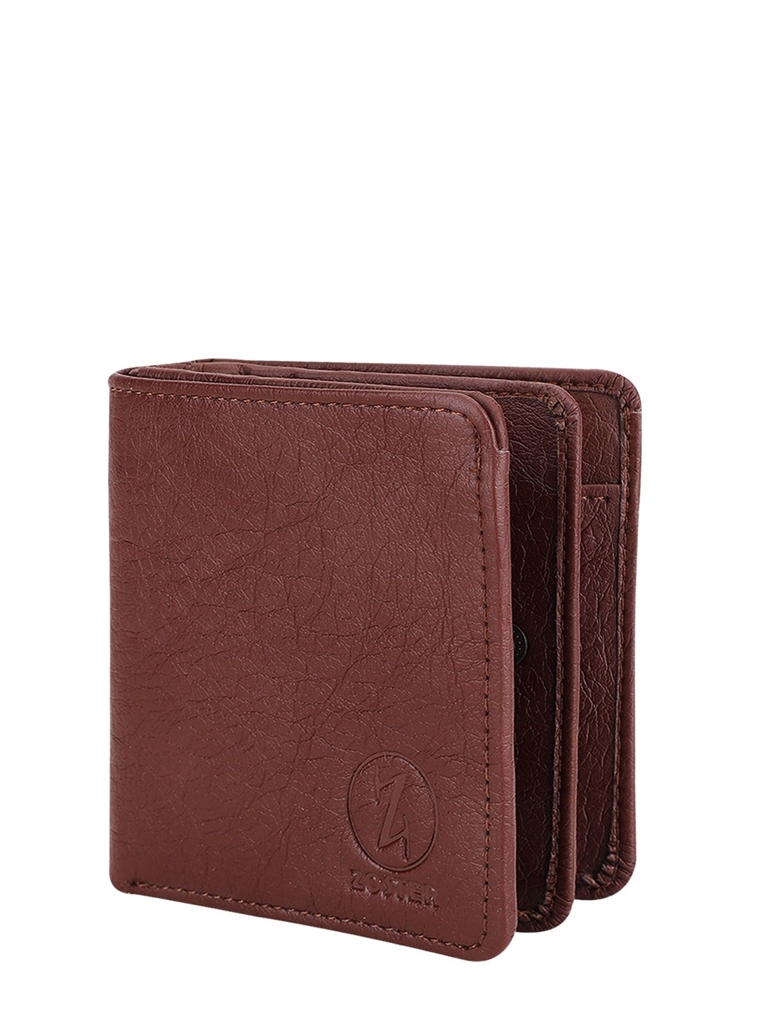 

ZOSTER Women Two Fold Wallet, Brown