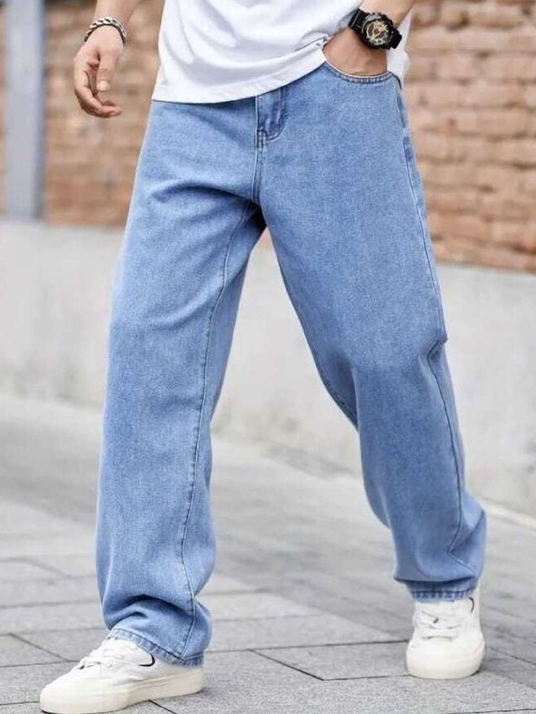 

Podge Men Mid-Rise Jeans, Blue