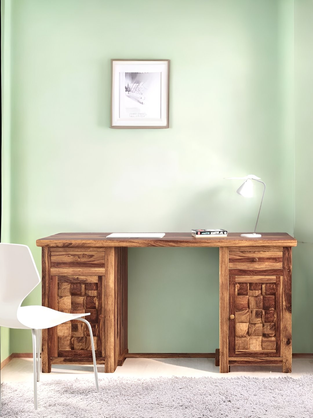 

Ikiriya Brown Teak Finish Water Resistant Study Table