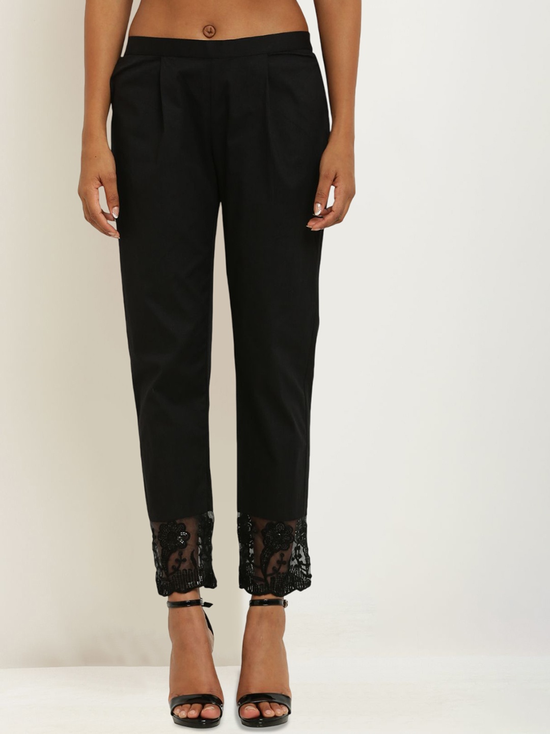 

Sellingsea Women Trousers, Black