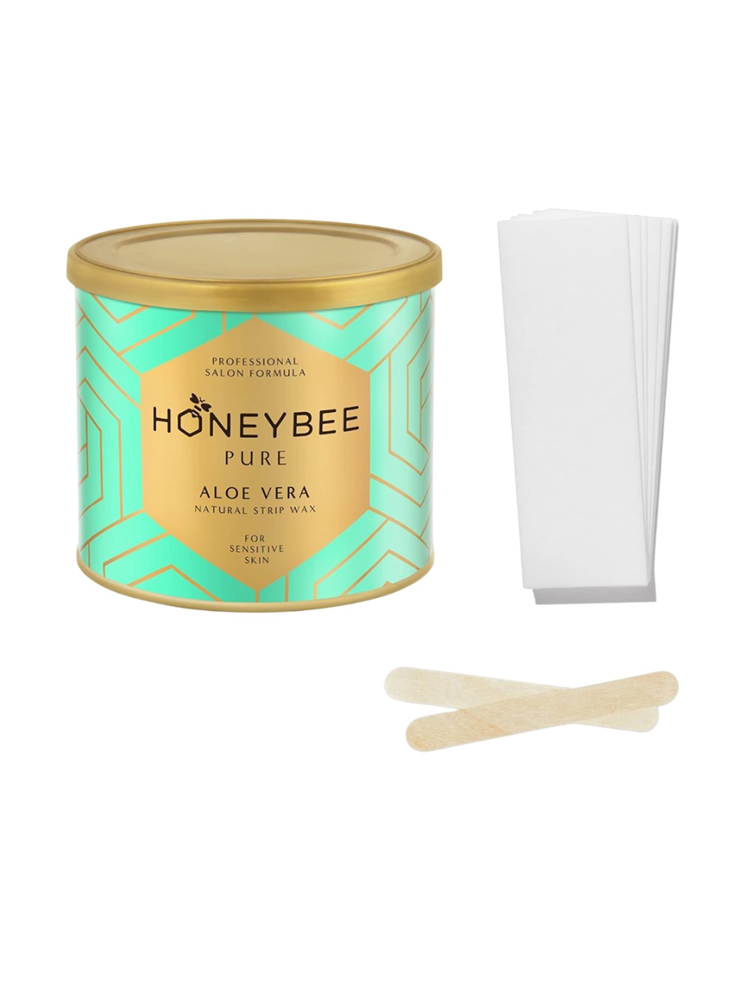 

Honeybee Pure Aloevera Sugar Wax For Hair Removal - 600 g, Green