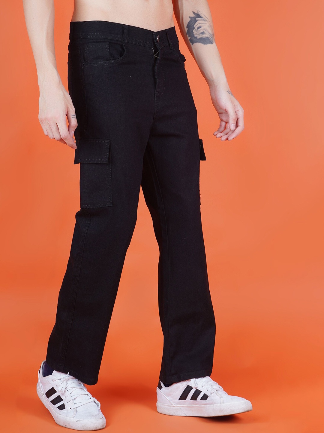 

Moda Rapido Men Classic Stretchable Jeans, Black
