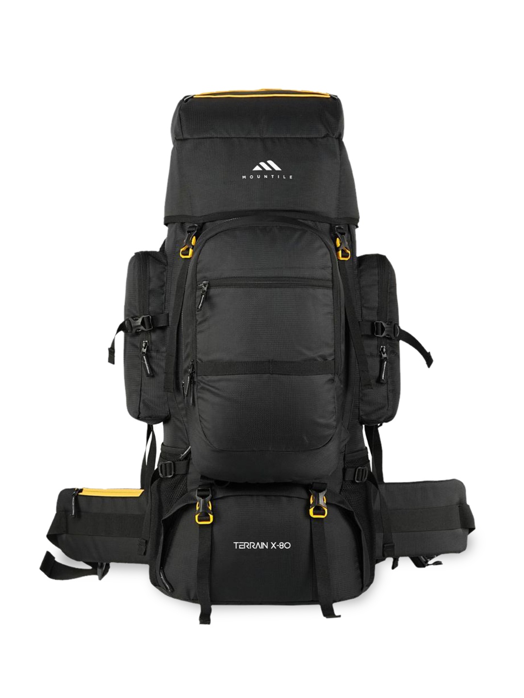 

MOUNTILE Terrain Rucksack Travel Backpack - 80L, Black