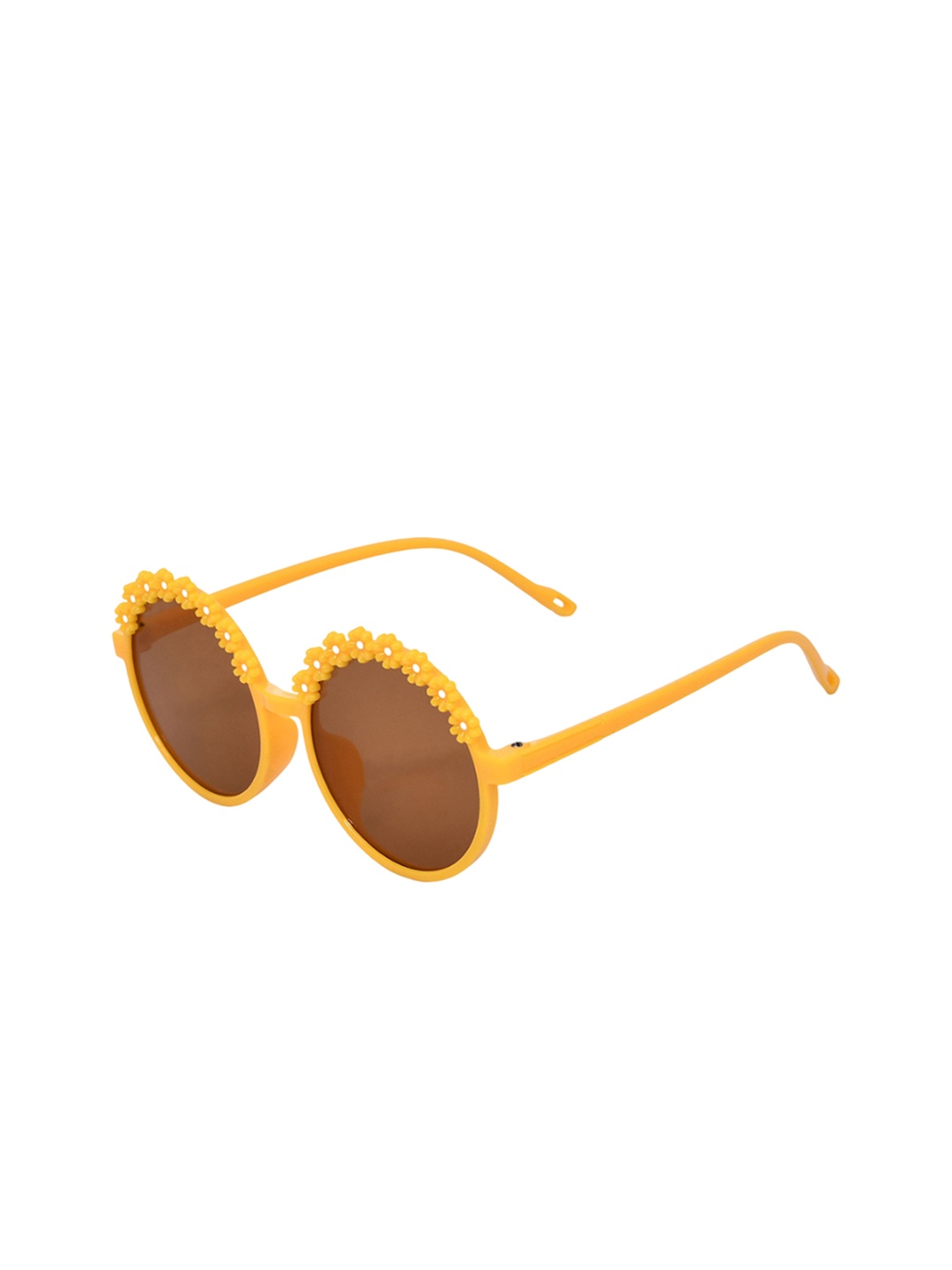 

SHOP FRENZY Unisex Kids Round Sunglasses with UV Protected Lens, Black