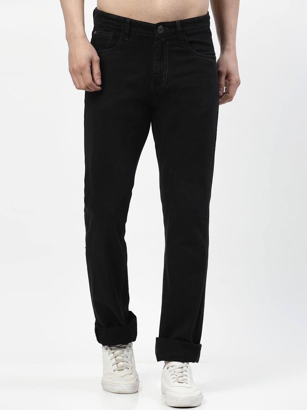

COSMIC Men Relaxed Fit Jeans, Black