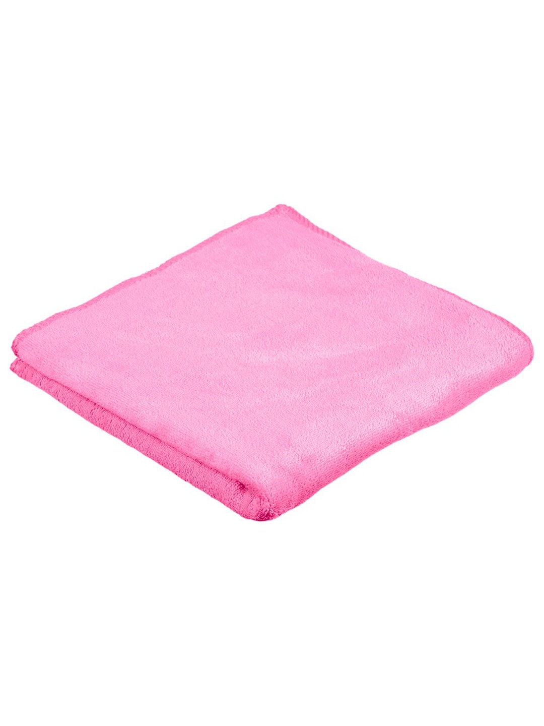 

Kuber Industries Pink Reusable 400 GSM Microfiber Cleaning Cloth