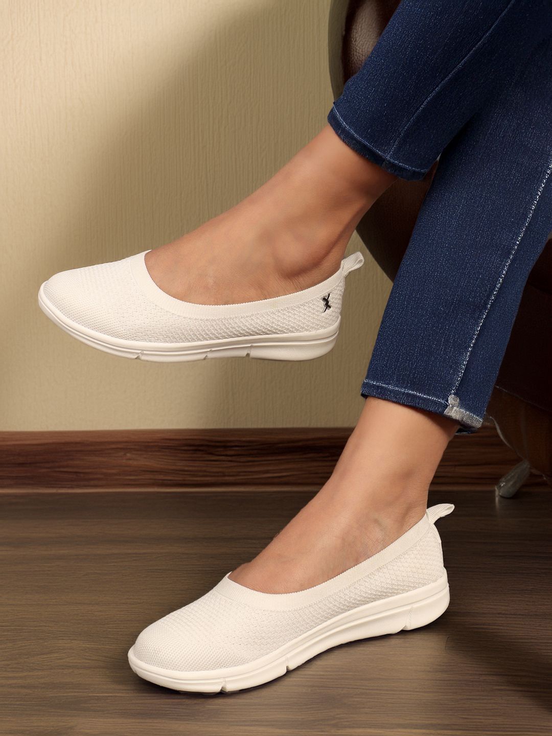 

Carlton London sports Women Ballerinas Flats, White