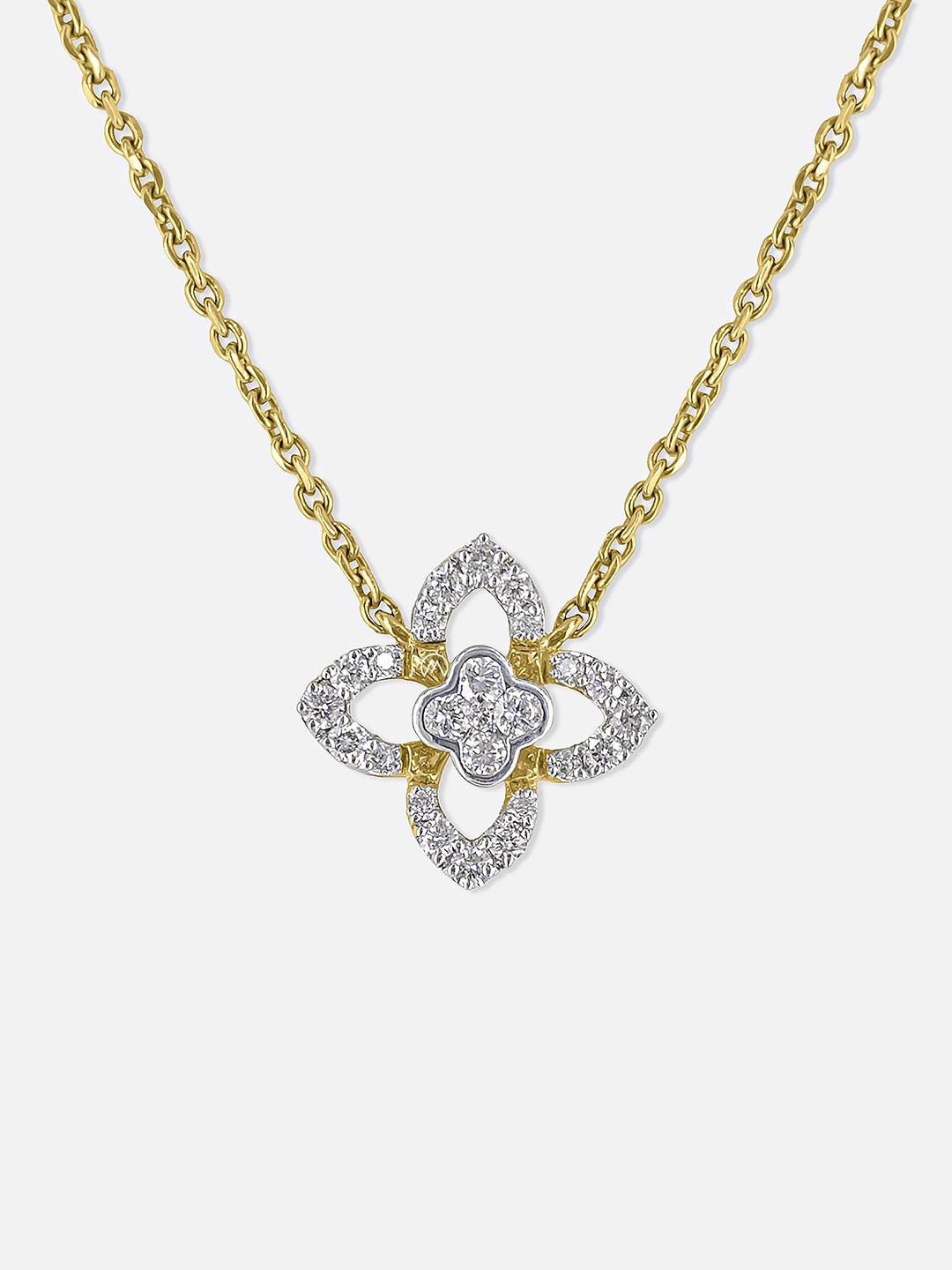 

MAIORA Women 18k Rose Gold Necklace and Chains Diamond0.310 carat